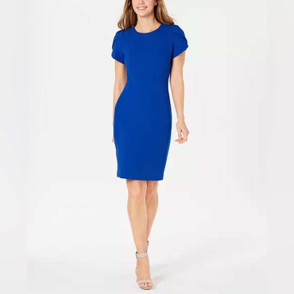 Calvin Klein tulip sleeve dress